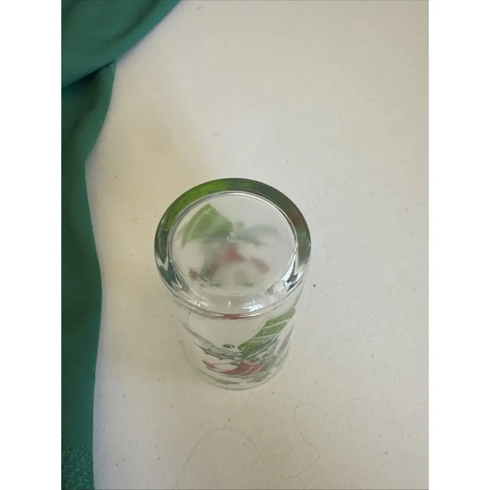 Hazel Atlas Bells & Holly 12 oz. Replacement Glass Tumbler 1970's